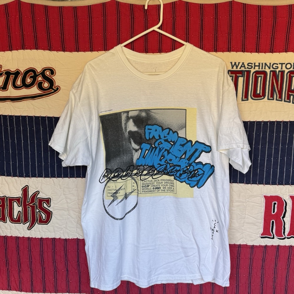 Size L - Travis Scott Cactus Jack x‎ Fragment Manifest T-Shirt 2021